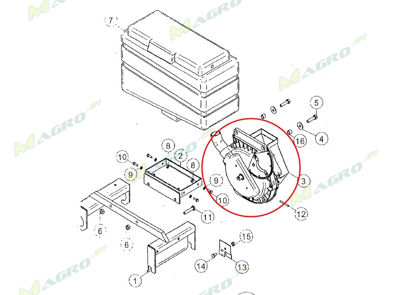 Дозатор семян в сборе  MOD.A3 AS-00002, Wizard