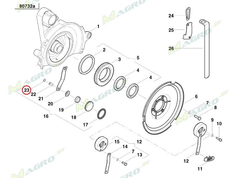 Кольцо AC682143, оригинал