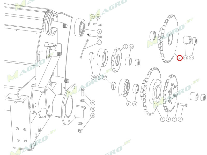 Звездочка ART00087, оригинал