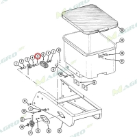 Втулка звездочки натяжителя G120831 (N120831; GD1026), Китай