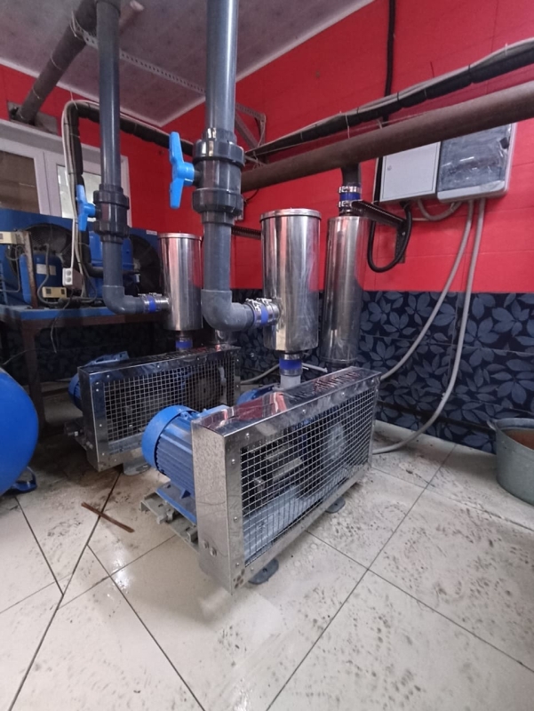 Установка вакуумная роторная УВР-1500