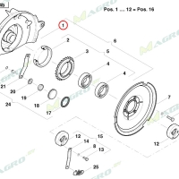 Корпус высевающего аппарата AC819822