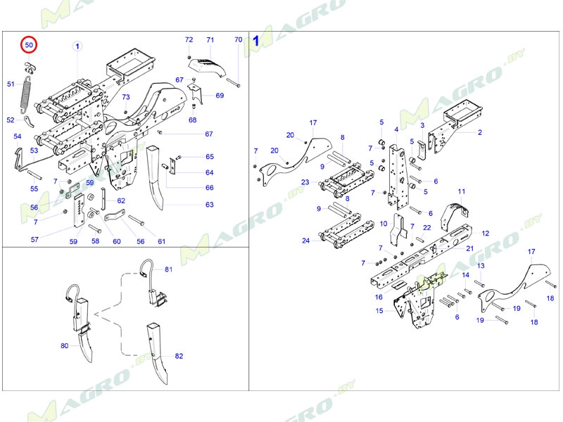 Фиксатор пружины параллелограмма 40282677, оригинал