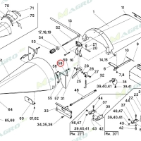 Пластина прижимная фартука 504169, аналог
