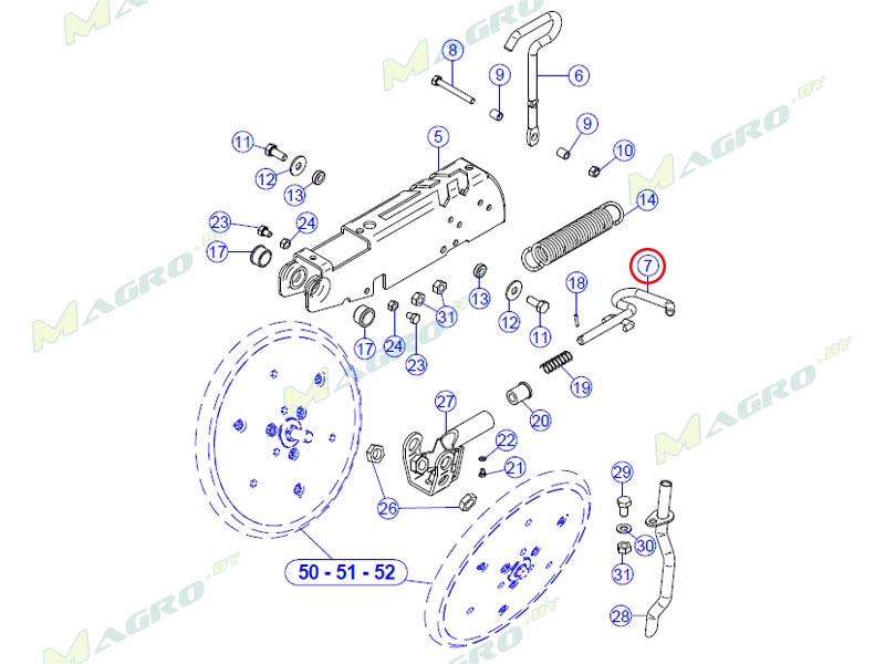 Ручка регулятора глубины 30282014