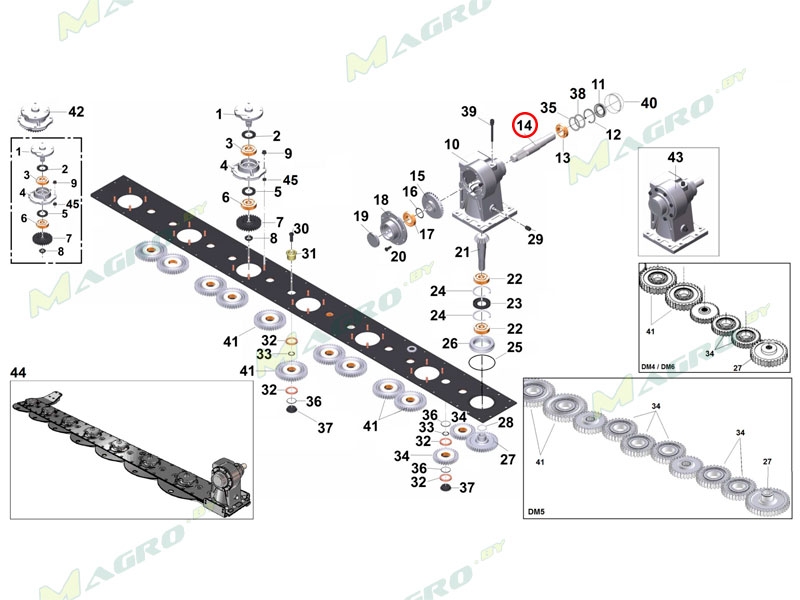 Вал входной 0152018 18032470 12320302 (B0600100211M)