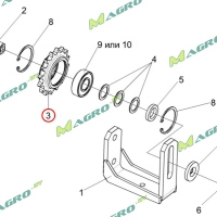 Звездочка КПС-4-0523602