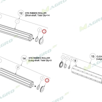Крышка вальца CPL00052, оригинал