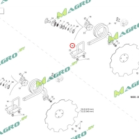 Скоба R18120090R, оригинал