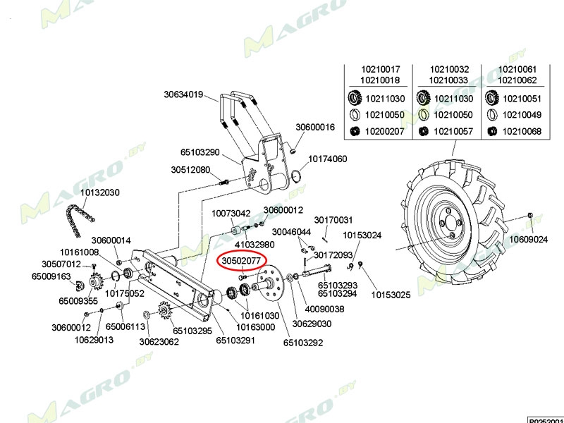 Болт колеса 30502077 1277.2, аналог, Венгрия