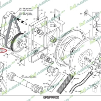 Шкив D.288 Х 42 (540) CL 10023230, G22230012R