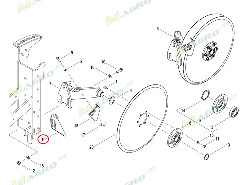 Чистик KL810626, аналог