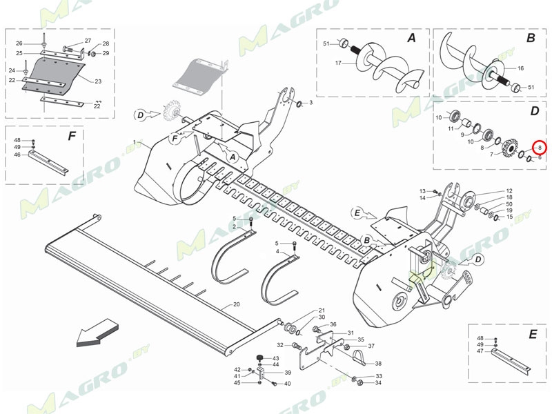 Кольцо B01534416R, оригинал