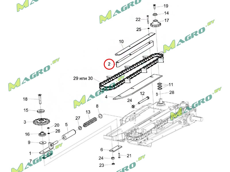 Успокоитель OROS/КОК КПС-4-0510040 оригинал