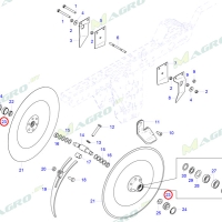 Крышка ступицы дискового сошника 54202065, оригинал