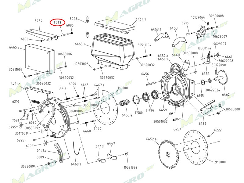 Штифт 6463 ( 40120116), аналог, Венгрия
