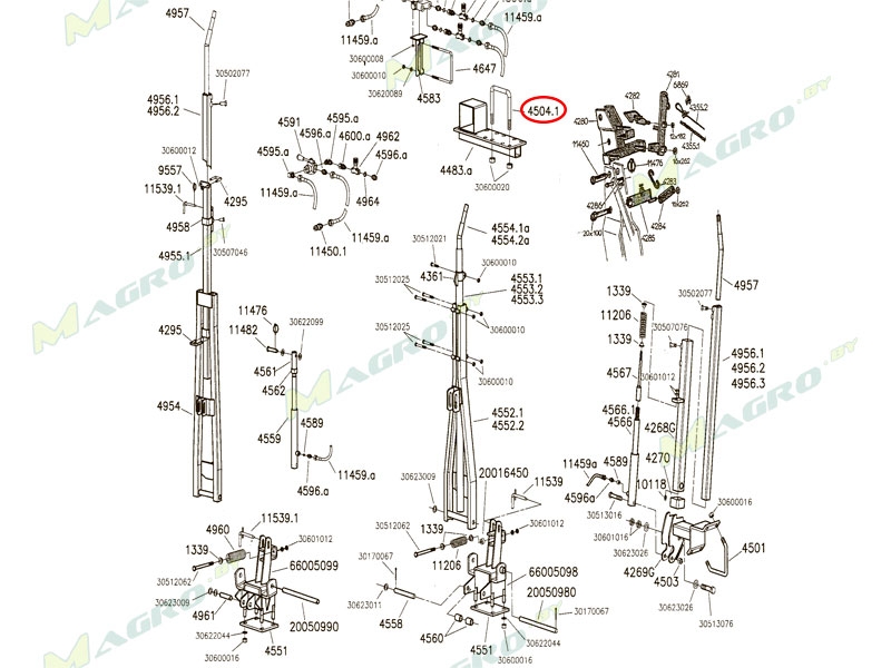 Стремянка 4504.1 (30636002), аналог, Украина