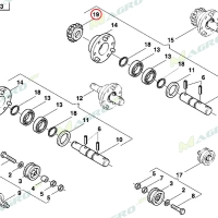 Звездочка Z-15 AC820818