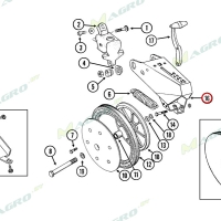 Подвесная опора прикатывающих роликов G8322 (GA8322 GA15197), Китай
