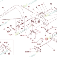 Упор носка лев. 501800, аналог