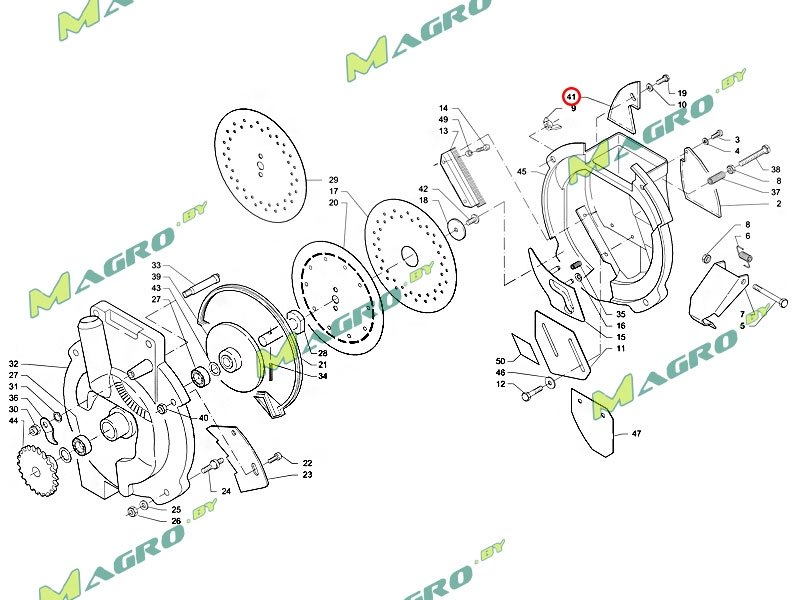 Окошко смотровое с отверстиями 10034137, PRV, Беларусь