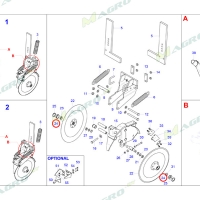 Крышка ступицы дискового сошника 54202065, оригинал