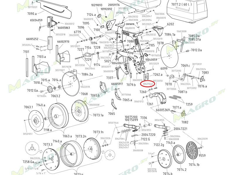 Шайба 13x27x2 30621046 (стар. код 10621046), аналог, Венгрия