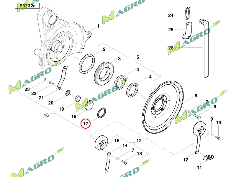 Кольцо AC682144, оригинал