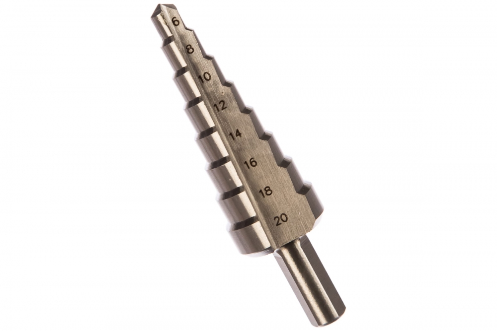 STAYER 6-20мм, 8 ступеней, сверло ступенчатое, сталь HSS