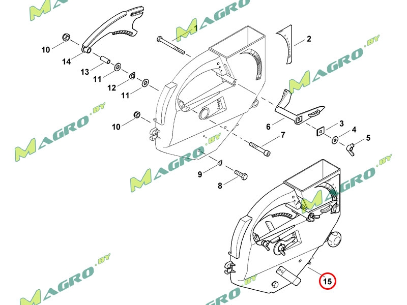 Крышка высевающего аппарата (в сборе) AC819258, оригинал