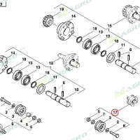 Ролик AC821090, аналог, Украина