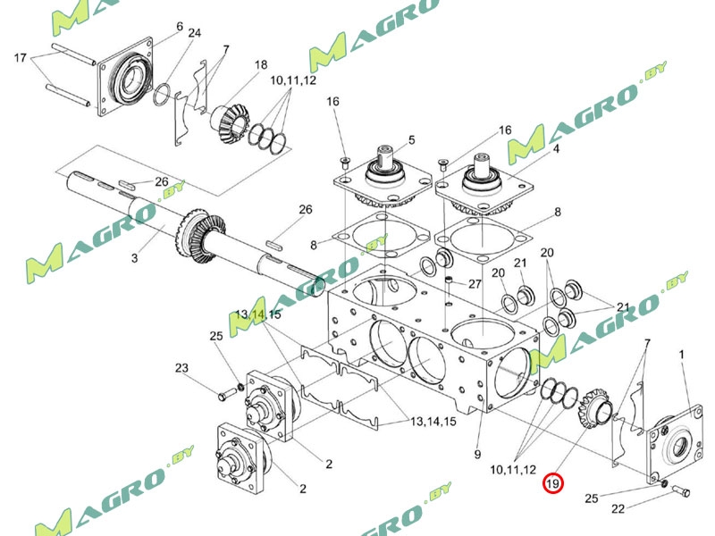 Шестерня КПС-4-0515644, аналог