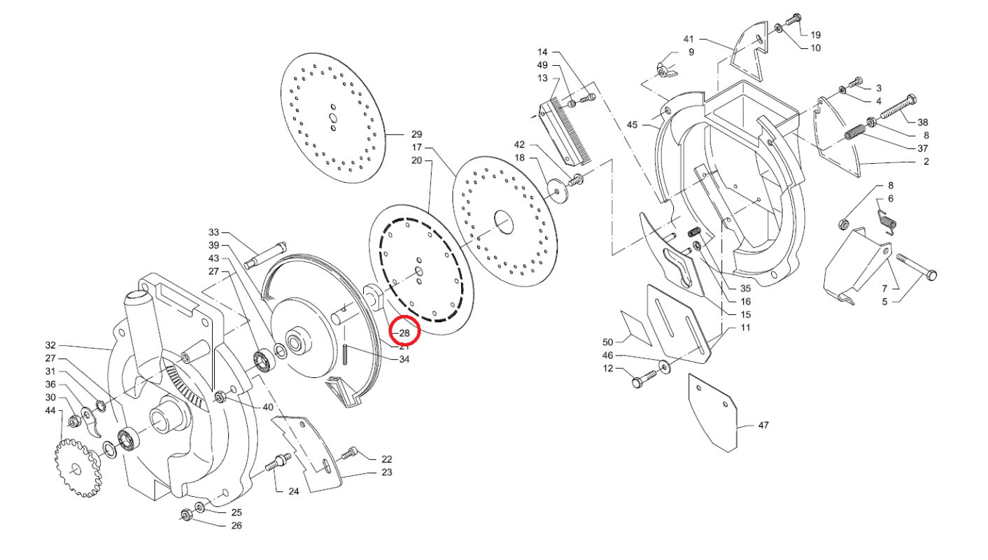 Вал привода высевающего аппарата 30034108, оригинал