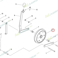 Ролик прикатывающий AC826931, оригинал