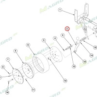 Рычаг правый G7976 (GA7976 GA21676), Китай