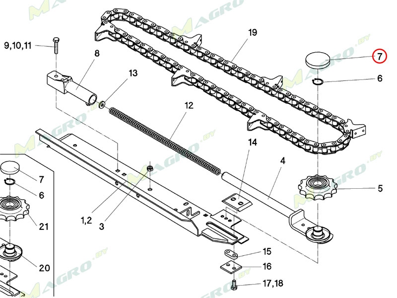 Крышка 041242, аналог