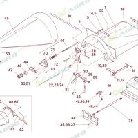 Носок центральный черный 504034