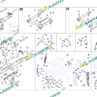 Палец цельный параллелограмма со сторонны секции DE20,0 L.142 40382020, оригинал