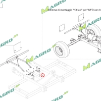 Скоба R18120090R, оригинал