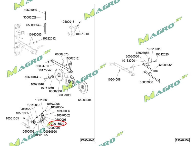 Кронштейн 6791.a (20015502), аналог, Венгрия