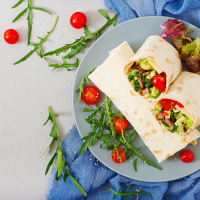 Шаурма с овощами
