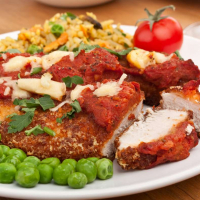 Запеченная курица с пармезаном