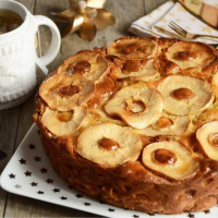 Яблочный пирог с сиропом агавы