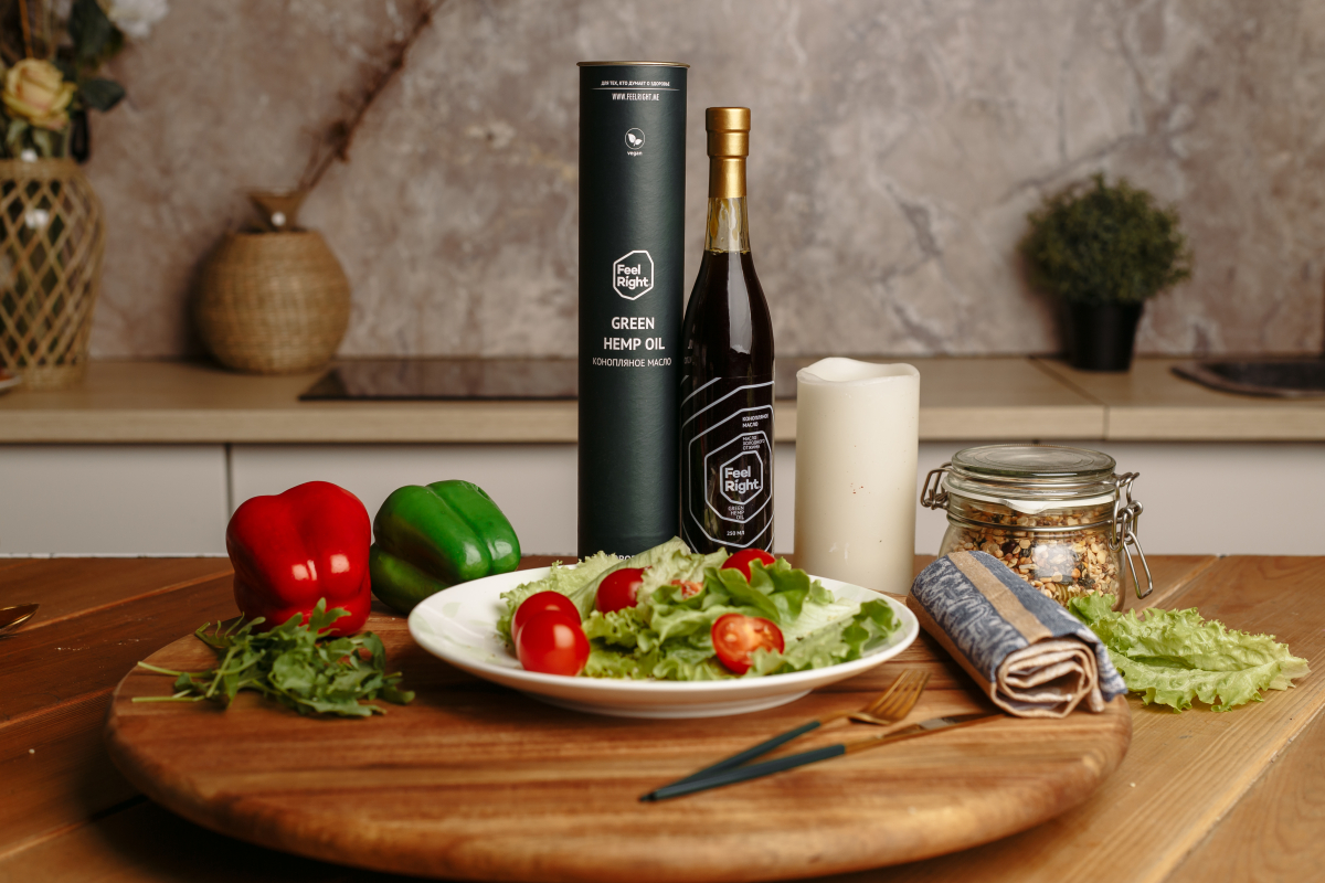 Масло конопляное FeelRight Green, 250 мл