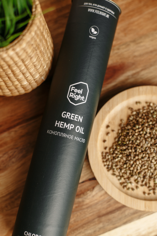 Масло конопляное FeelRight Green, 250 мл