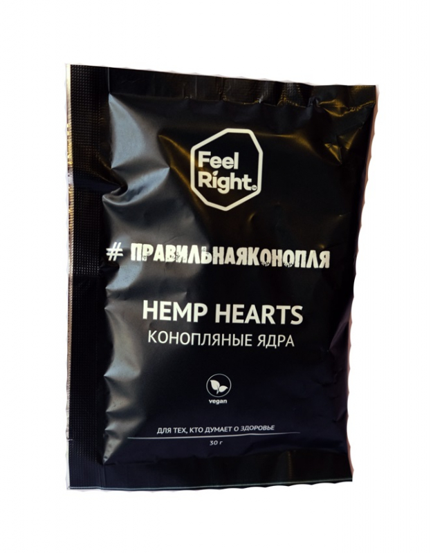 Ядра конопли, саше 30г в шоубоксе по 24 шт.