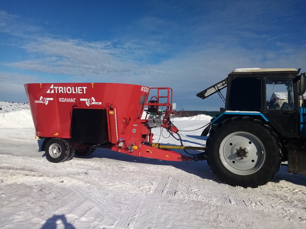 Смеситель-кормораздатчик Trioliet Solomix 2 12ZK New Edition