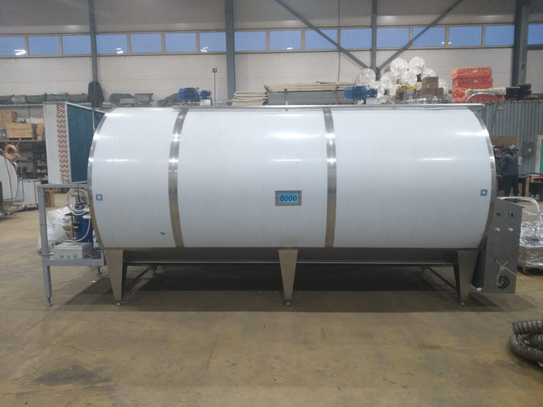 Охладитель молока закрытого типа ОМЗТ 8000