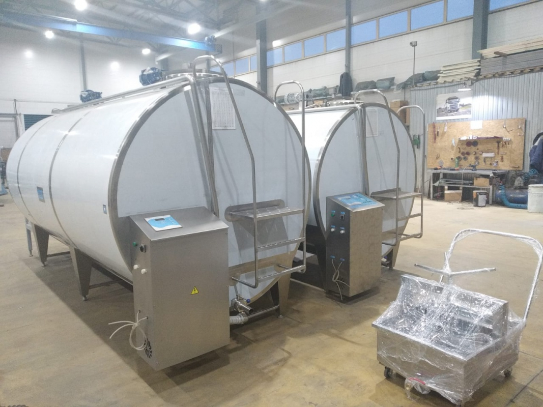 Охладитель молока закрытого типа ОМЗТ 8000