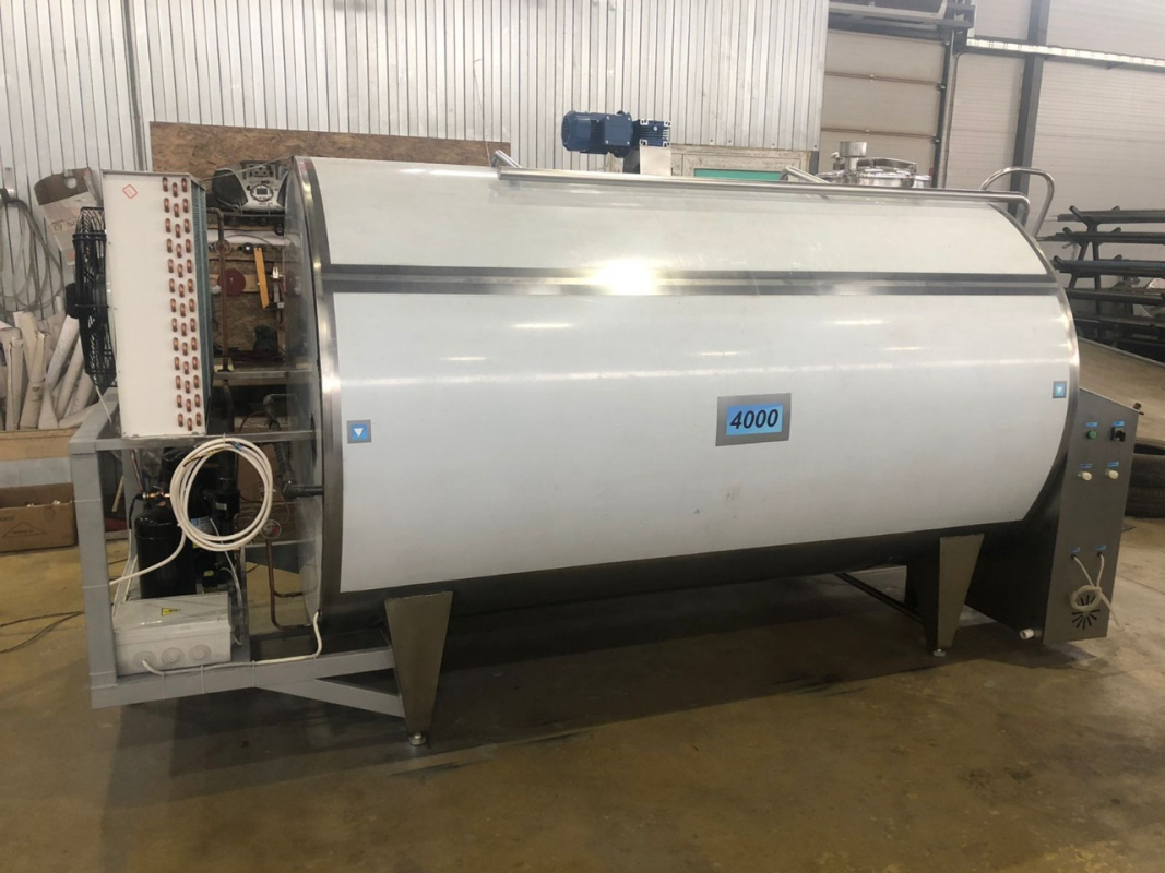 Охладитель молока закрытого типа ОМЗТ 4000